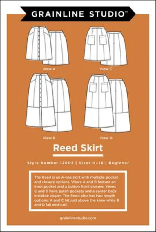 Grainline Studios: Reed Skirt (sizes 018)