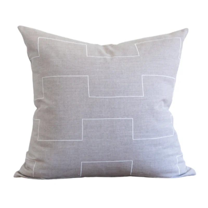 Grey Harbor Indoor/Outdoor Pillow, 22" x 22"