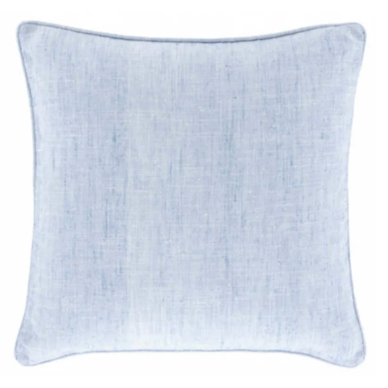 Greylock Indoor / Outdoor Decorative Pillow - Soft French Blue, 22" x 22"