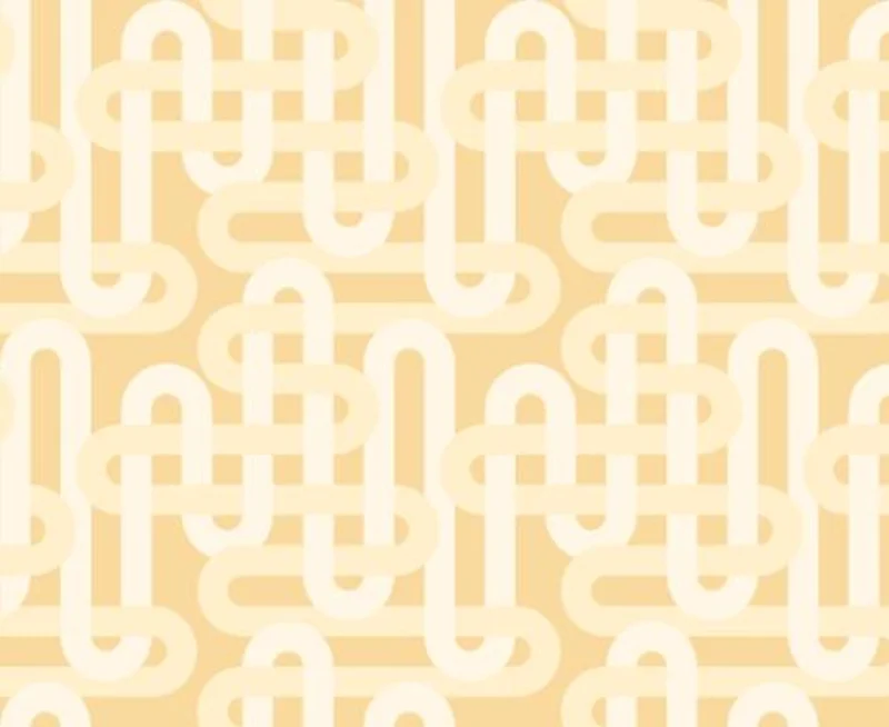 GROOVE: Woven Geometrics-Champagne (1/4 Yard)