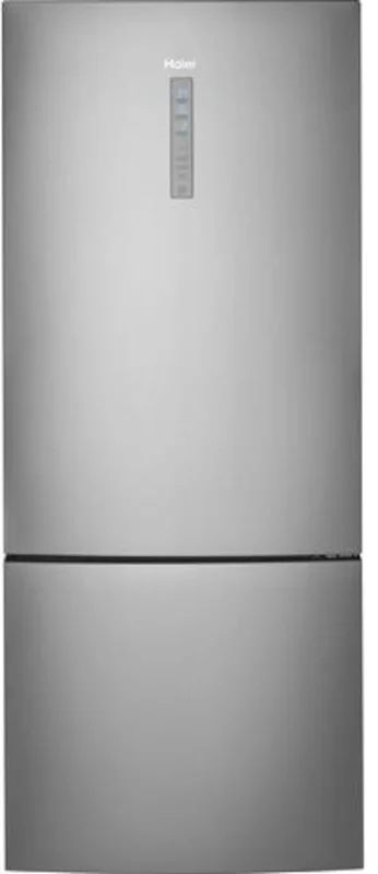 Haier - 27.6 Inch 15 cu. ft Bottom Mount Refrigerator in Stainless - HRB15N3BGS Stainless