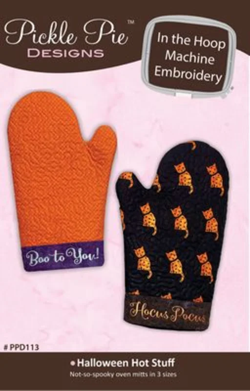 Halloween Hot Stuff Oven Mitts