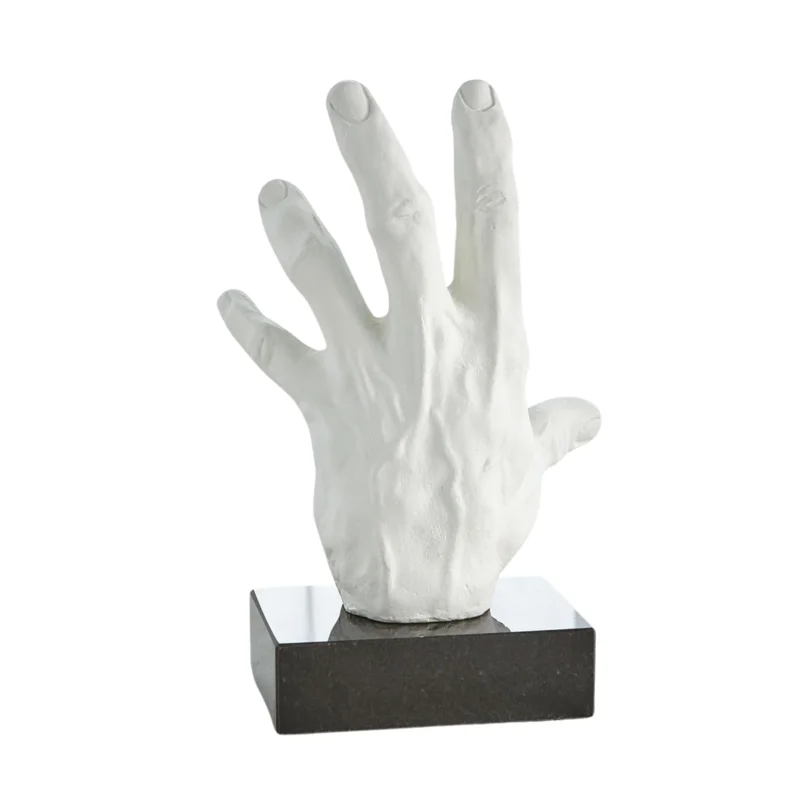 Hand Open, Matte White