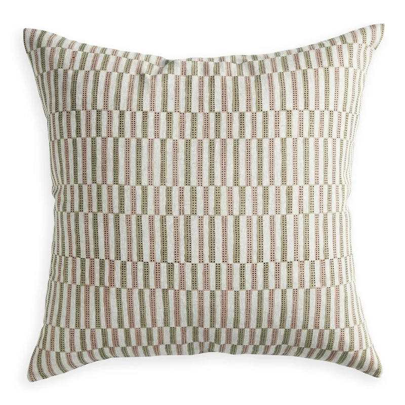 Hanko Juniper Linen Cushion, 20" x 20"