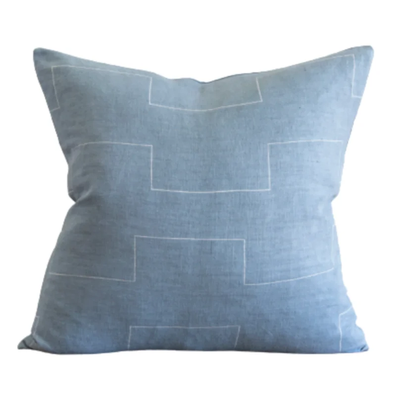 Harbor on Dusk Pillow, 22" x 22"