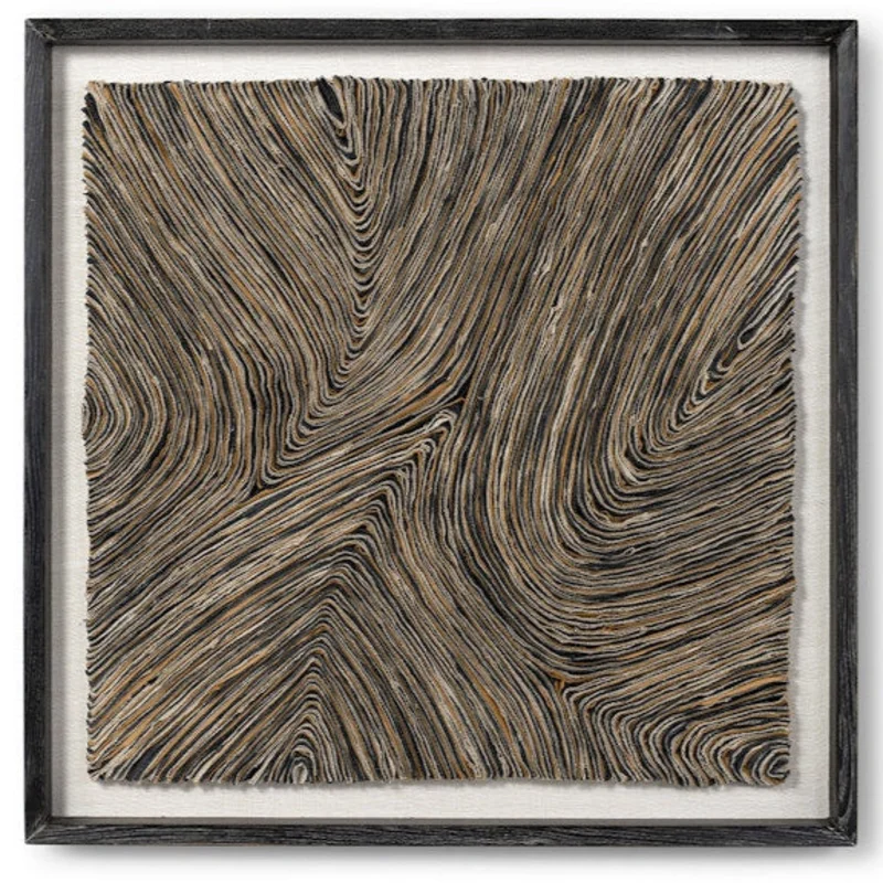 Harlowe Wall Decor Square, Dark, 41"W x 41"H