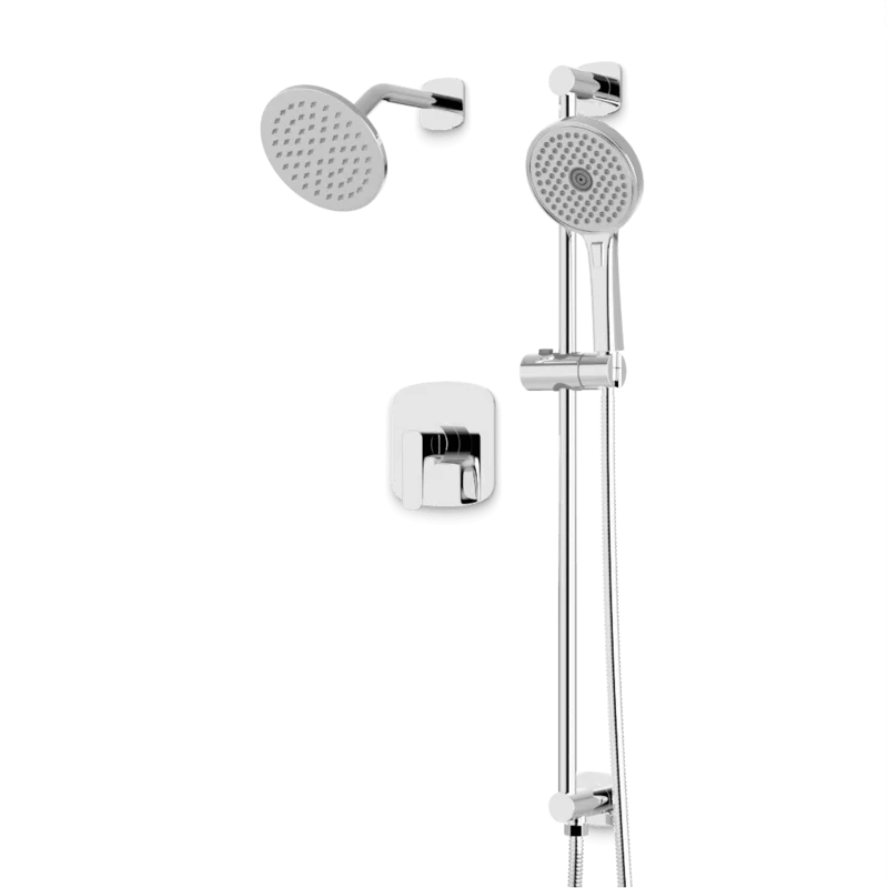 Harmony 2-Way Pressure Balance Shower Trim Kit with Hand Shower on Integrated Slide Bar