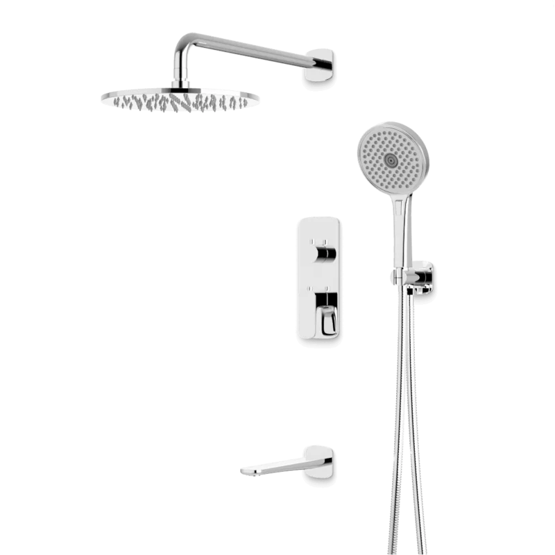 Harmony Thermostatic Shower Trim Kit with Hand Shower, Tub Filler