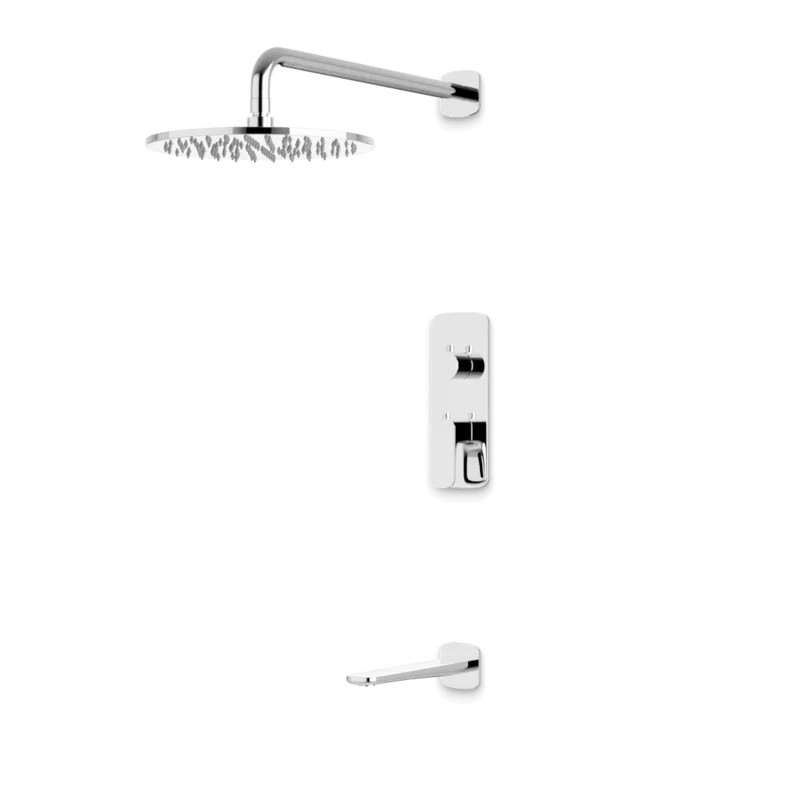 Harmony Thermostatic Shower Trim Kit with Tub Filler