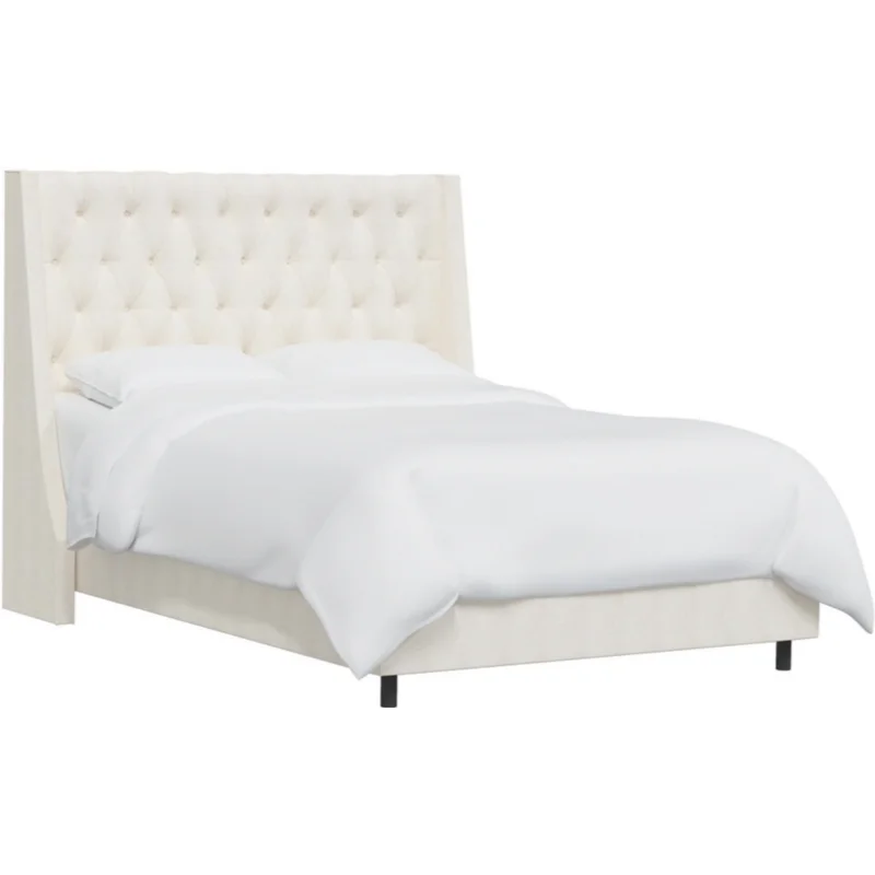 Harper Bed, Zuma White, King & Queen