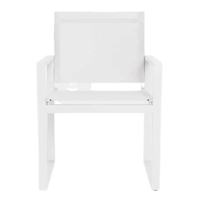 Hayman Dining Chair, Aluminum White