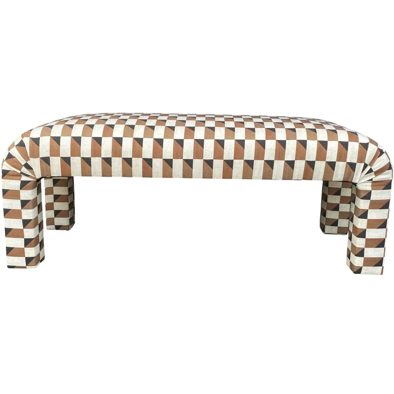 Hazel Bench, Cadet Nutmeg, 48W x 21D x 18H