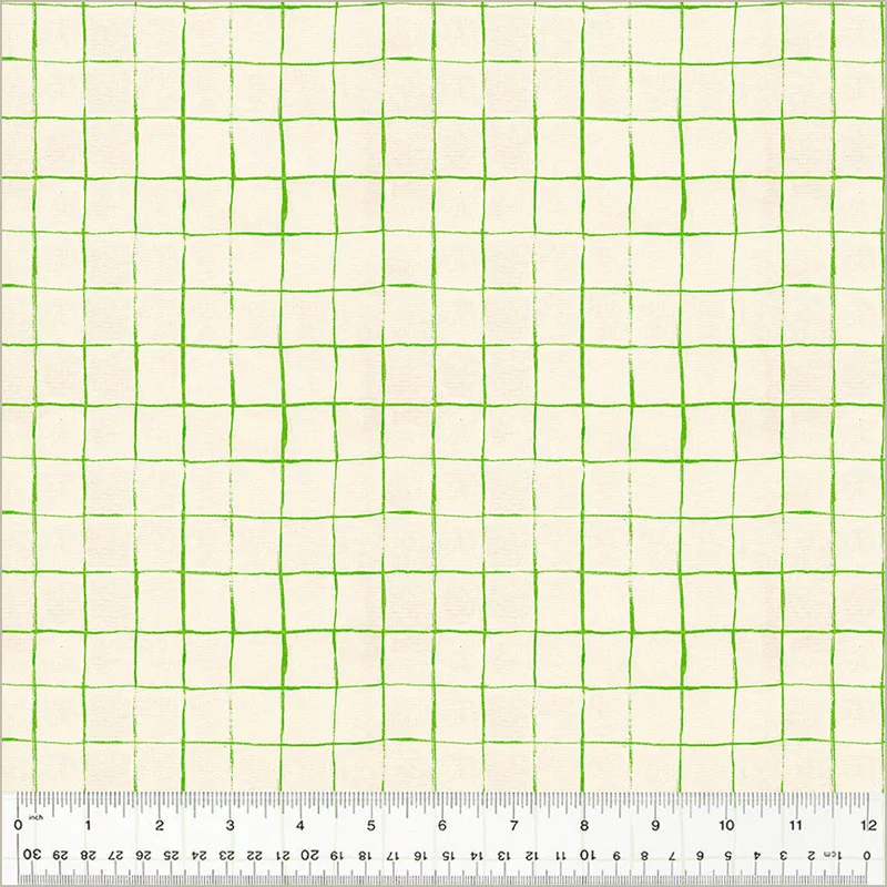Heather Ross BY HAND: Drawn Plaid (1/4 Yard)