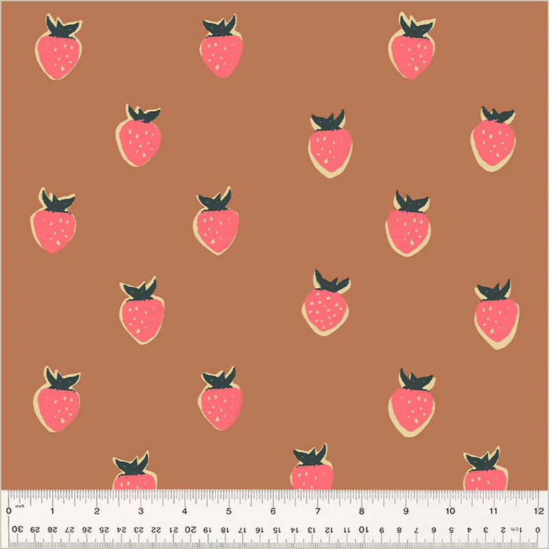 Heather Ross Meadows: Berry 108"-Wild Rose (1/4 Yard)