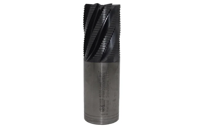 HELICAL 2'' CUTTING DIAMETER SOLID CARBIDE ROUGHING END MILL