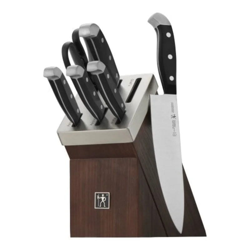 Henckels Statement 7pc Brown Self Sharpening Knife Block Set