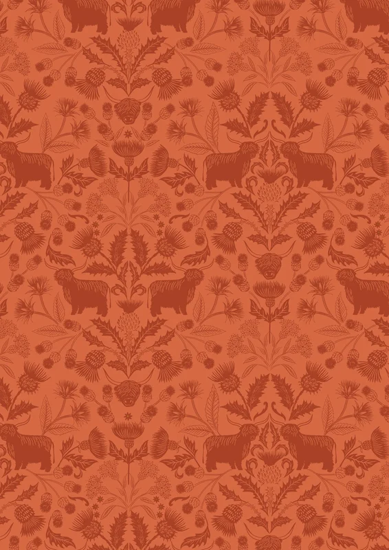 HIGHLANDS: Highlands-Highland Orange (1/4 Yard)