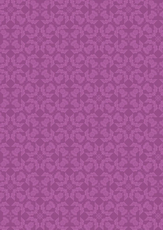 HIGHLANDS: Thistle-Purple (1/4 Yard)