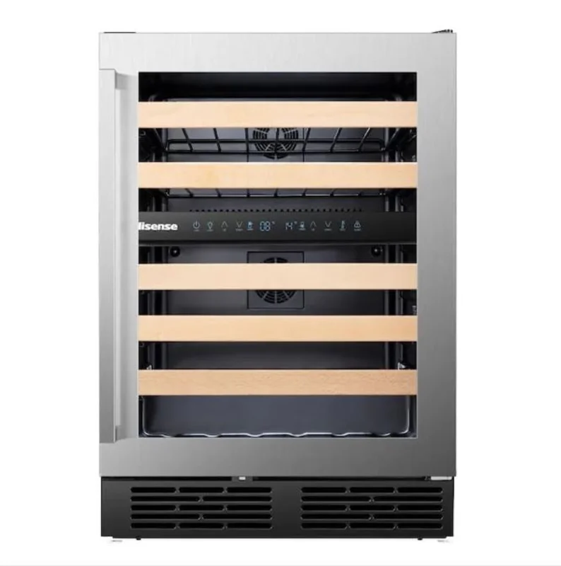Hisense - 23.43 Inch 46 Bottles Wine Fridge in Stainless - HWD46029SS Stainless