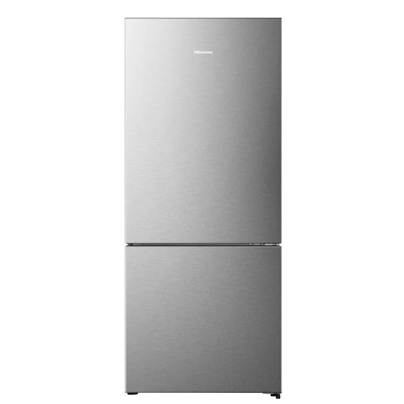 Hisense - 27.7 Inch 14.7 cu. ft Bottom Mount Refrigerator in Titanium - RB15A2CSE Titanium