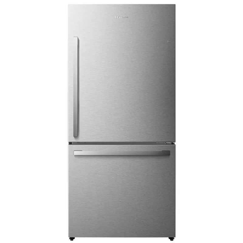 Hisense - 31.1 Inch 17 cu. ft Bottom Mount Refrigerator in Titanium - RB17A2CSE Titanium
