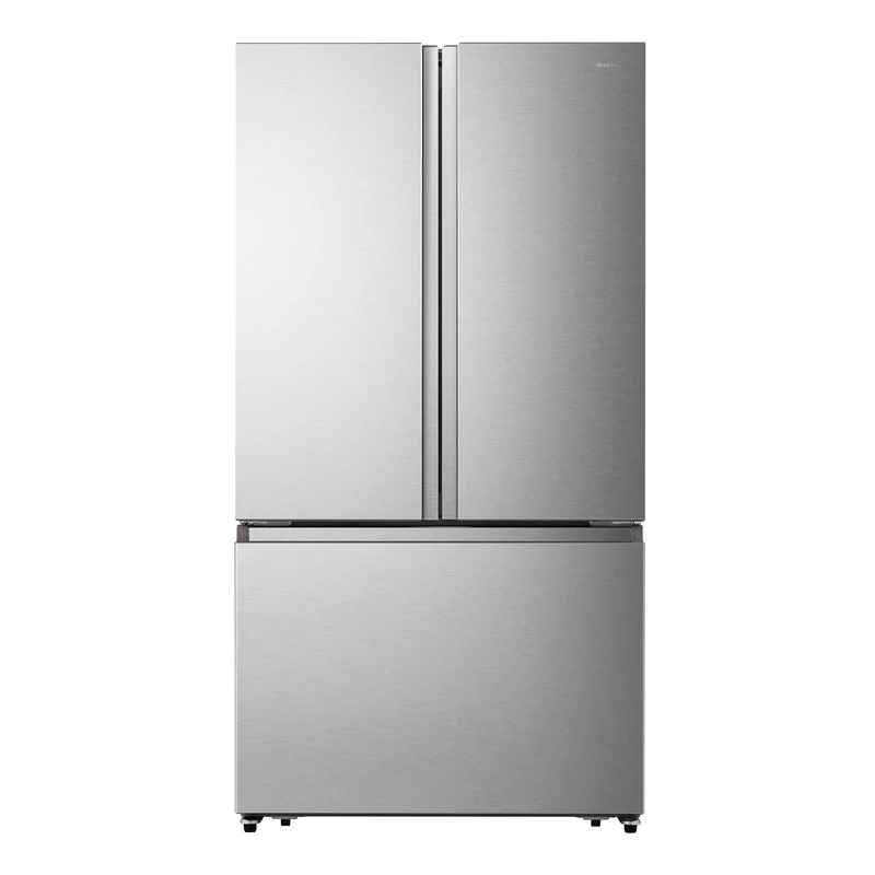 Hisense - 35.98 Inch 26.6 cu. ft French Door Refrigerator in Stainless - RF27A3FSE Stainless