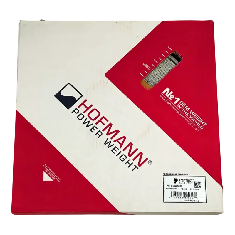 Hofmann SSG7500N Low-Profile Steel Stick-On Wheel Weights, 5g Roll Style (1,500 Pcs)