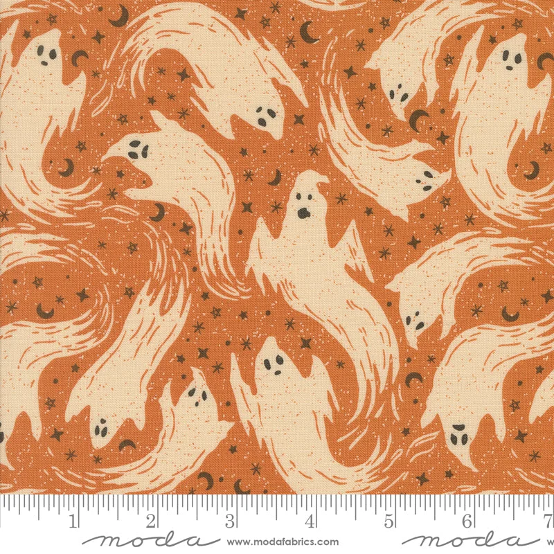 HOME SWEET HAUNT: Ghostly Ghost-Pumpkin (1/4 Yard)