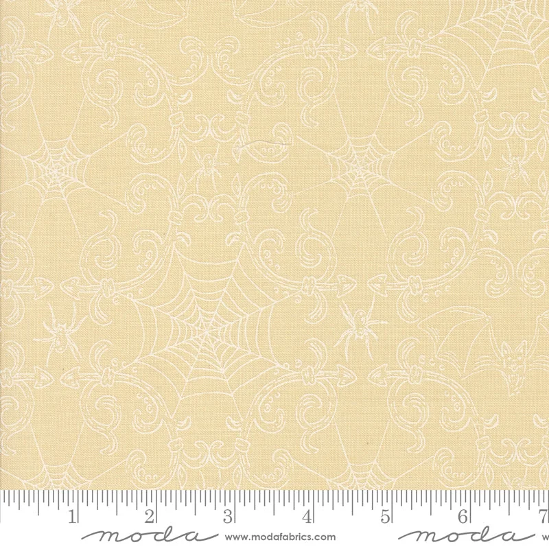 HOME SWEET HAUNT: Rod Iron-Bone/White(1/4 Yard)