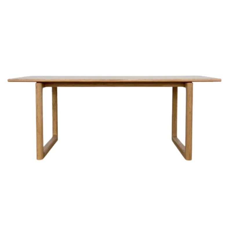 Hover Dining Table, Light Oak, 75"W