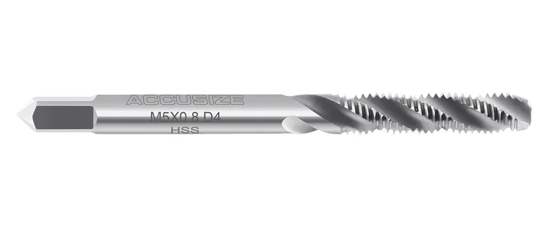 HSS Spiral Flute Taps Metric Size