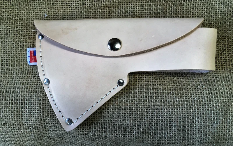 Hudson Bay Axe Leather Sheath Fits 2~ 2.25 lb. Axes. Top Grain USA Made!