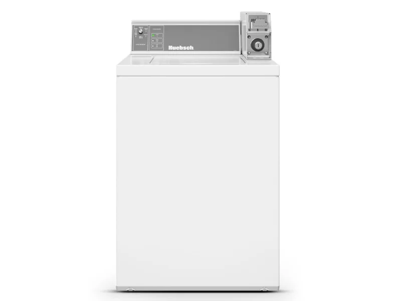 Huebsch - 3.19 cu. Ft Top Load Commercial Washer in White - HWNSX2SP115CW01 White