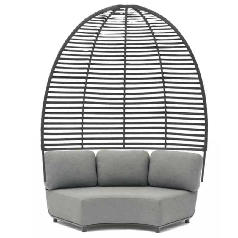 Hug Arc Corner Sofa with Optional Canopy