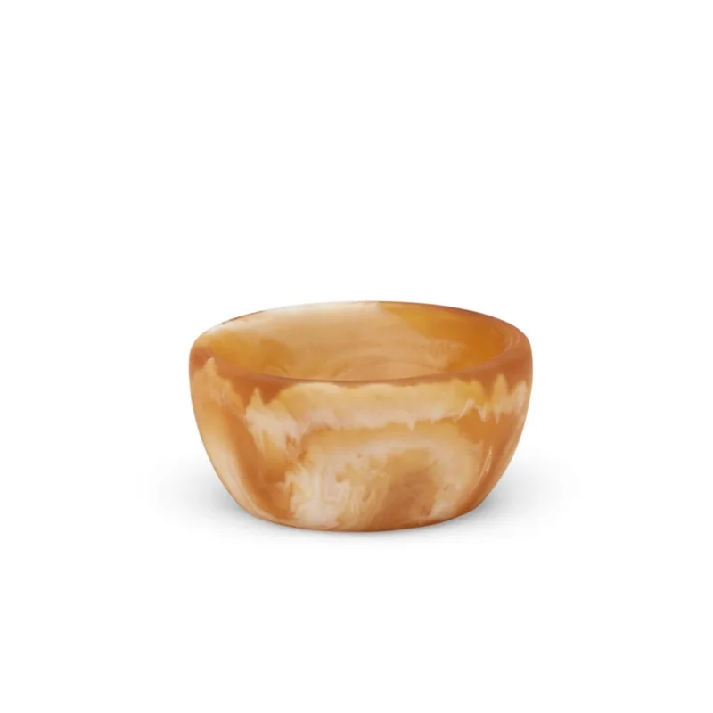 Hugo Mini Serving Bowl - Amber Swirled, 3" Dia