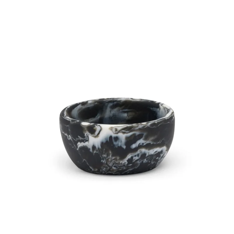 Hugo Mini Serving Bowl - Black Swirled, 3" Dia