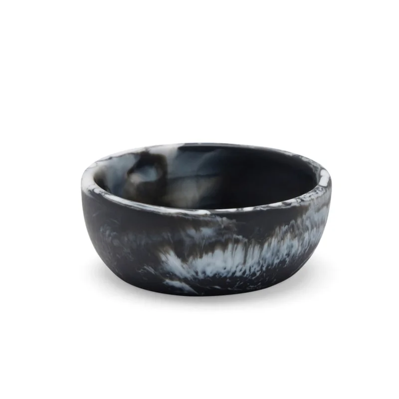 Hugo small Serving Bowl - Black Swirled, 4" Dia