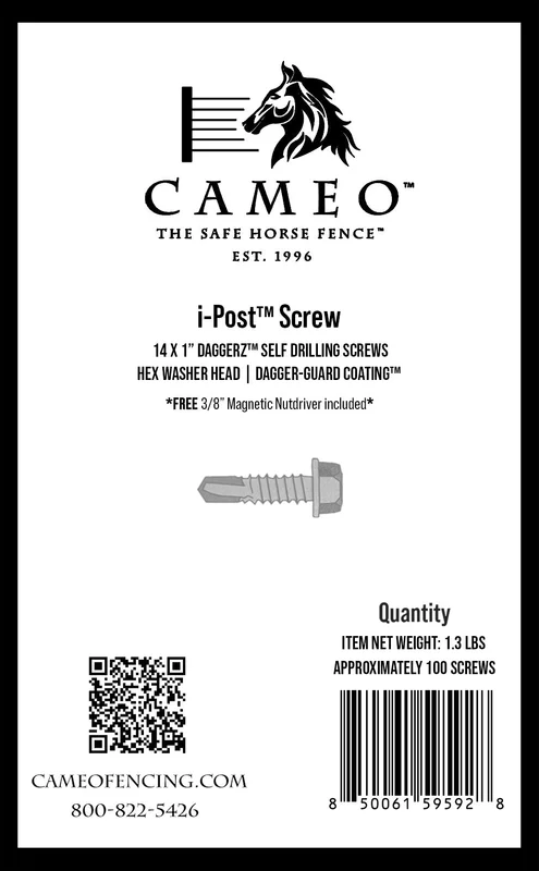 i Post Screw 14-1", 100ct