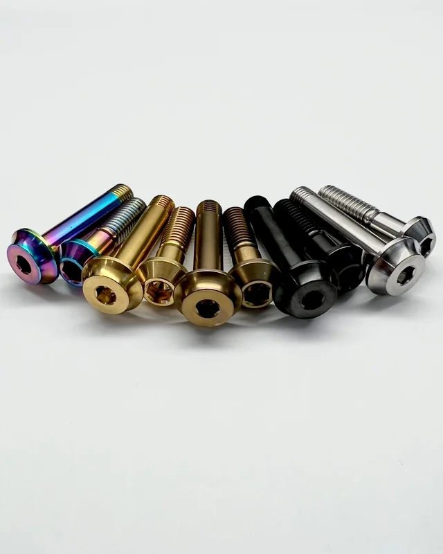Ibis Rear Shock Titanium Bolt Set Rainbow Oil Slick