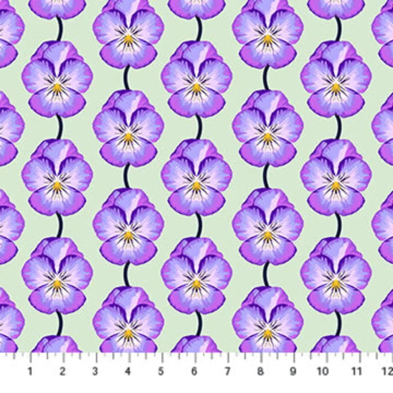 ICONIC: Pansy-Lavender (1/4 Yard)