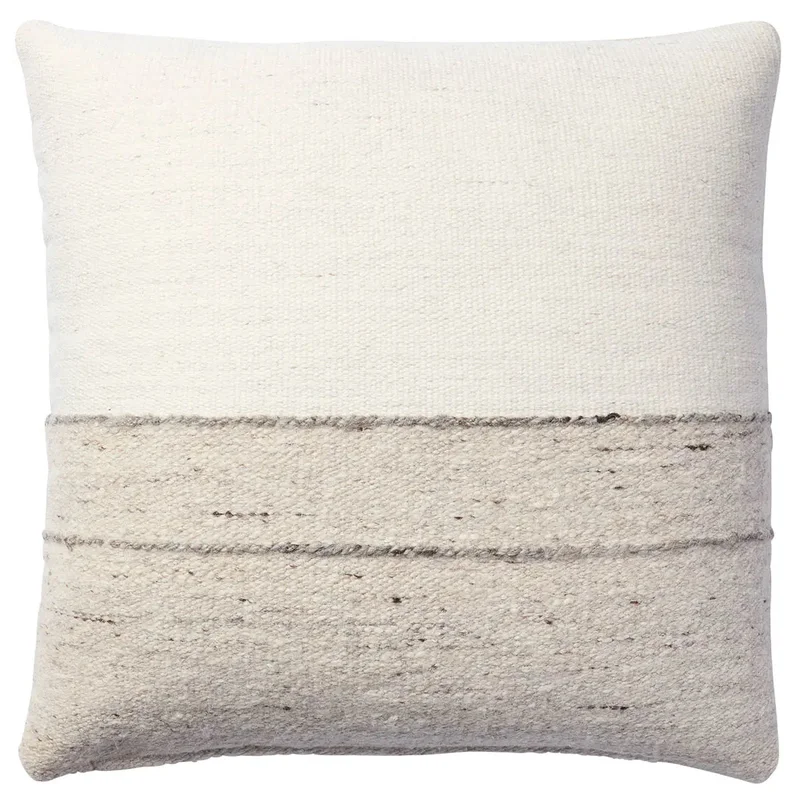 Idyllwild Pillow - Natural, 24" x 24"