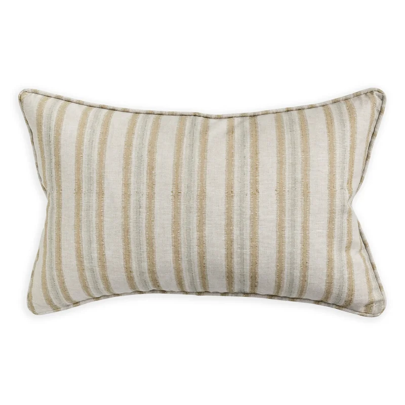 Indira Elm Linen Cushion, 14" x 22"