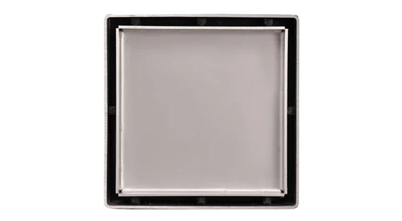 Infinity Drain - 4" x 4" Square Center Drain - LTD 4 Tile Pro Series Drain (Complete Kit)