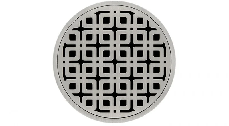 Infinity Drain - 5" Round Center Drain - RKD 5 Link Series Drain (Complete Kit)
