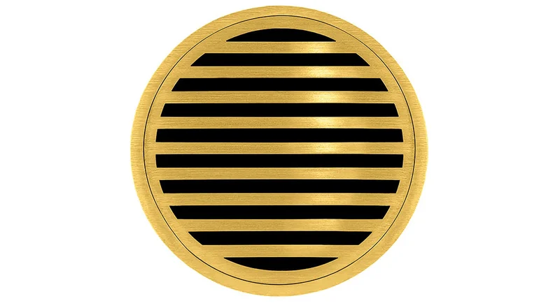 Infinity Drain - 5" Round Center Drain - RN 5 High Flow Lines Series Drain (Complete Kit)