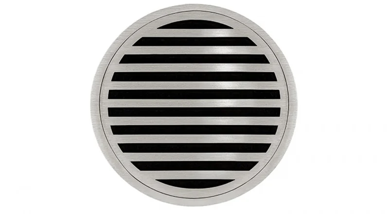 Infinity Drain - 5" Round Center Drain - RN 5 Lines Series Drain (Complete Kit)