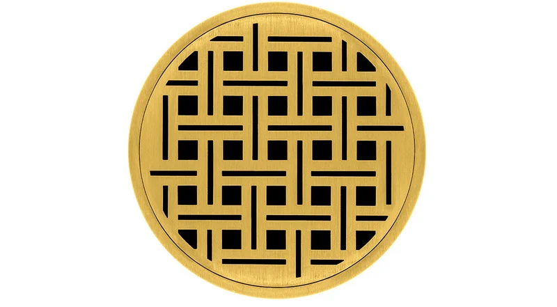 Infinity Drain - 5" Round Center Drain - RVD 5 High Flow Weave Series Drain (Complete Kit)