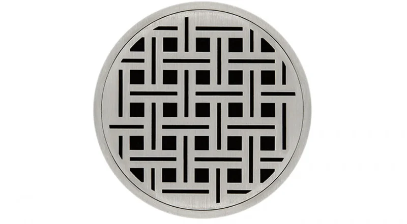 Infinity Drain - 5" Round Center Drain - RVD 5 Weave Series Drain (Complete Kit)