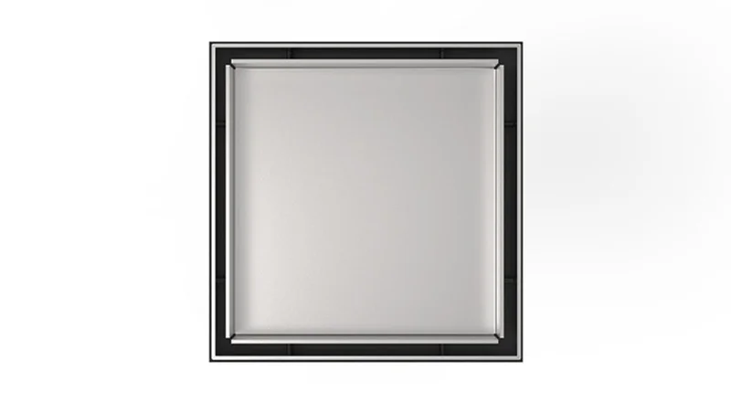 Infinity Drain - 5" x 5" Square Center Drain - LTD 5 Tile Pro Series Drain (Complete Kit)
