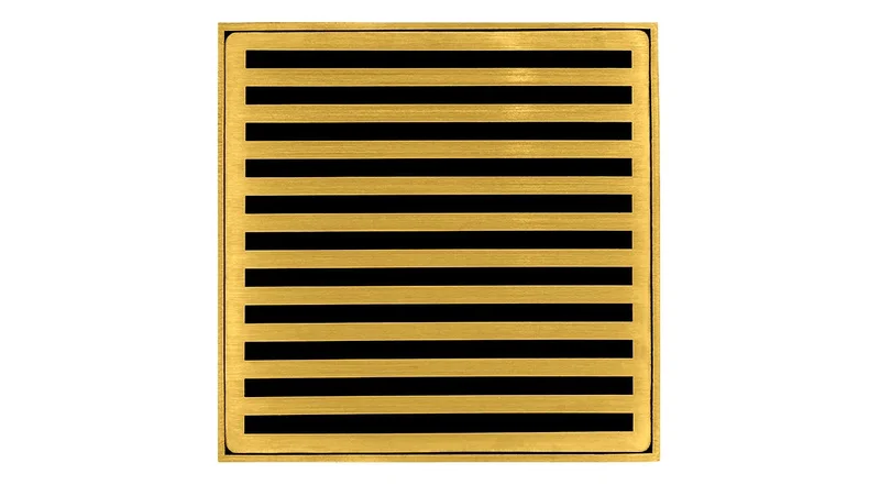 Infinity Drain - 5" x 5" Square Center Drain - ND 5 High Flow Lines Series Drain (Complete Kit)